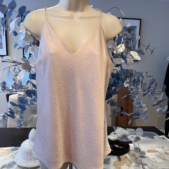 Express Tops - EXPRESS LIGHT PINK MEDIUM SATIN CAMI TANK